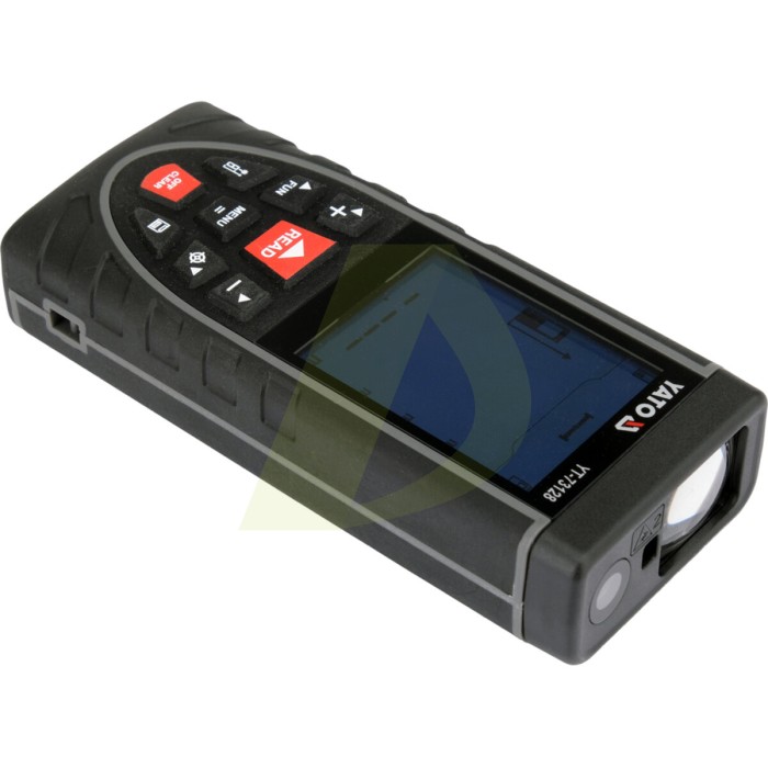 Лазерний далекомір YATO 120 м з LCD дисплеєм і акумулятором